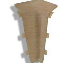 Фурнитура для плинтуса Dekor Plast 67 мм [Угол Внутренний]