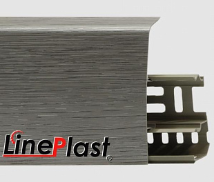 Плинтус напольный LinePlast Металлик Файн-лайн LS020