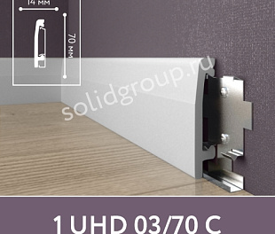Плинтус напольный Солид 1 UHD 03/70 С