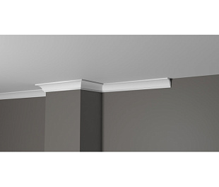 Плинтус потолочный из дюрополимера Белая Лепнина Decor-Dizayn DD37