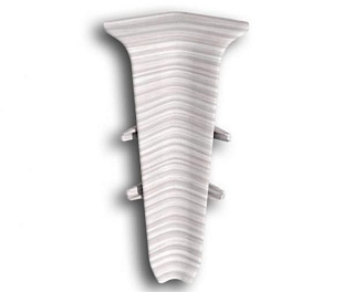 Фурнитура для плинтуса Ideal Деконика D85 Угол внутренний