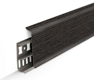 Плинтус напольный Ideal Деконика D85 352 Каштан серый