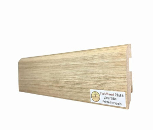 Плинтус напольный МДФ TeckWood Дуб Гоби (75х16)
