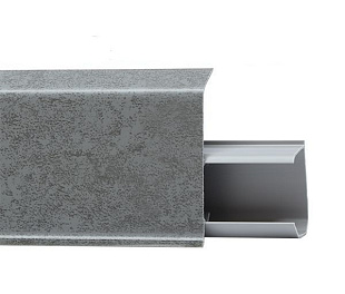 Плинтус напольный Winart Quadro (55 мм) 570 Дарк