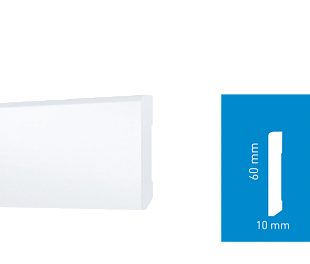 Плинтус напольный Arbiton STIQ S0611 White