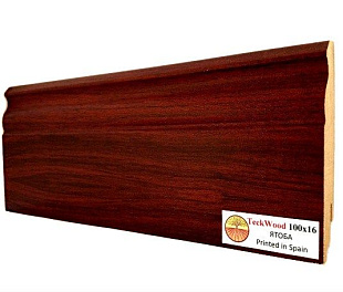Плинтус напольный МДФ TeckWood Ятоба (Jatoba) (100x16)
