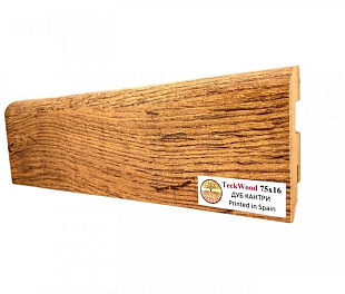 Плинтус напольный МДФ TeckWood Дуб Кантри (Oak Country) (75х16)