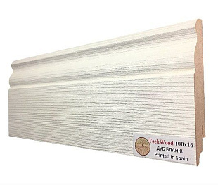 Плинтус напольный МДФ TeckWood Дуб Бланж (100x16)