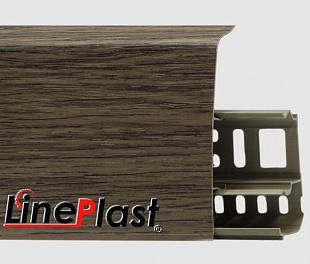 Плинтус напольный LinePlast Ясень Шимо темный LS022