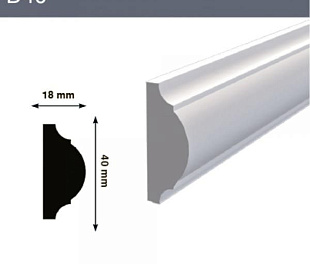 Молдинг декоративный Hiwood D40