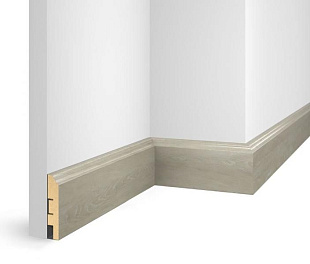 Плинтус напольный МДФ Cosca Nanoflex Дуб Светлый