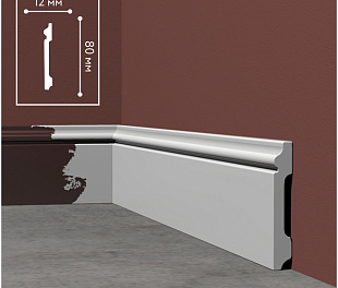 Плинтус напольный Солид 1 UHD 01/80