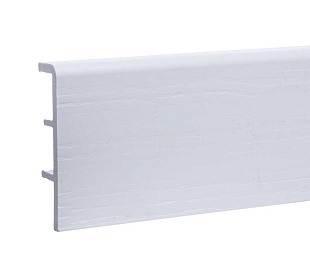 Плинтус напольный Rico Concept Белый с тиснением 80001