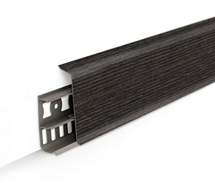 Плинтус напольный Ideal Деконика D70 352 Каштан серый