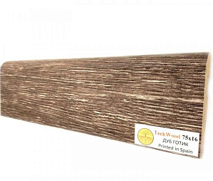 Плинтус напольный МДФ TeckWood Дуб Готик (Oak Gotic) (75х16)