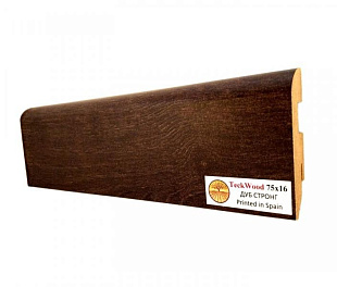 Плинтус напольный МДФ TeckWood Дуб Стронг (Oak Strong) (75х16)