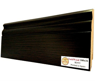 Плинтус напольный МДФ TeckWood Венге (Wenge) (100x16)