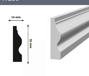 Плинтус напольный Hiwood WE55