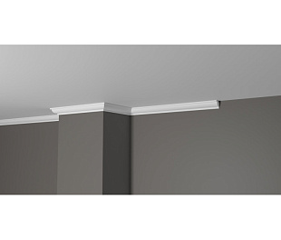 Плинтус потолочный из дюрополимера Белая Лепнина Decor-Dizayn DD38