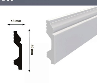Плинтус напольный Hiwood B60