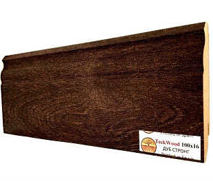 Плинтус напольный МДФ TeckWood Дуб Стронг (Oak Strong) (100x16)